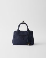 Prada Jardinière cotton canvas mini handbag